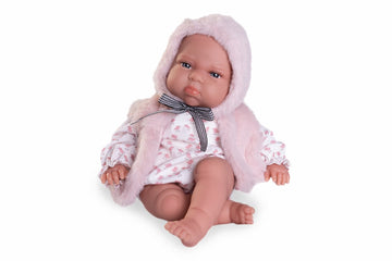 muñeca tufi con chaleco rosa antonio juan