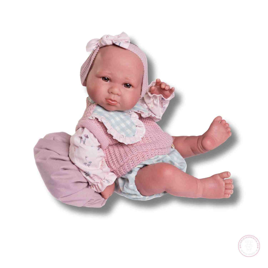 Muñeco Antonio Juan reborn 80329 con bolsa de juegos