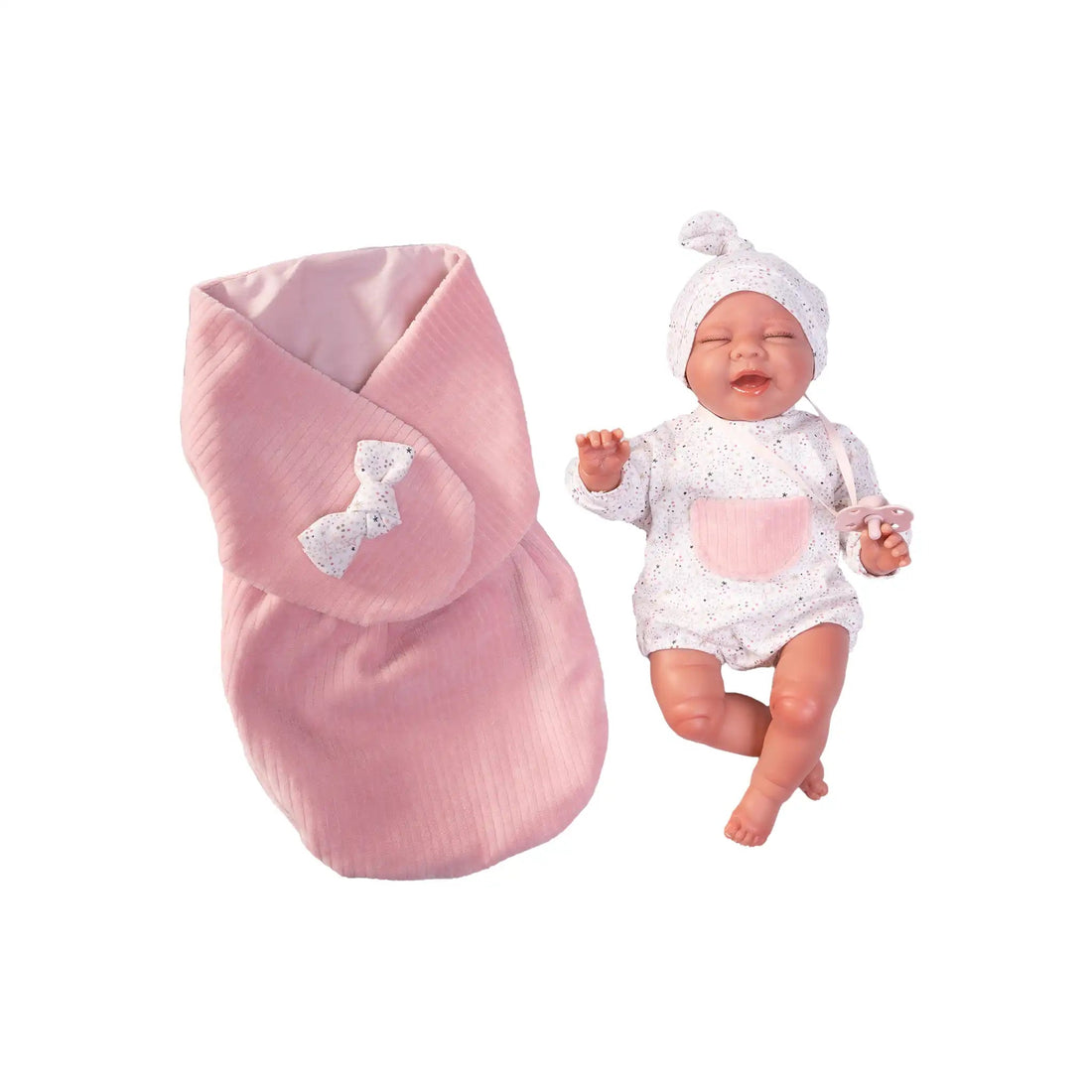 Mi Pequeño Reborn Lluna con saco de gusanito (82308) - Muñecas Antonio Juan