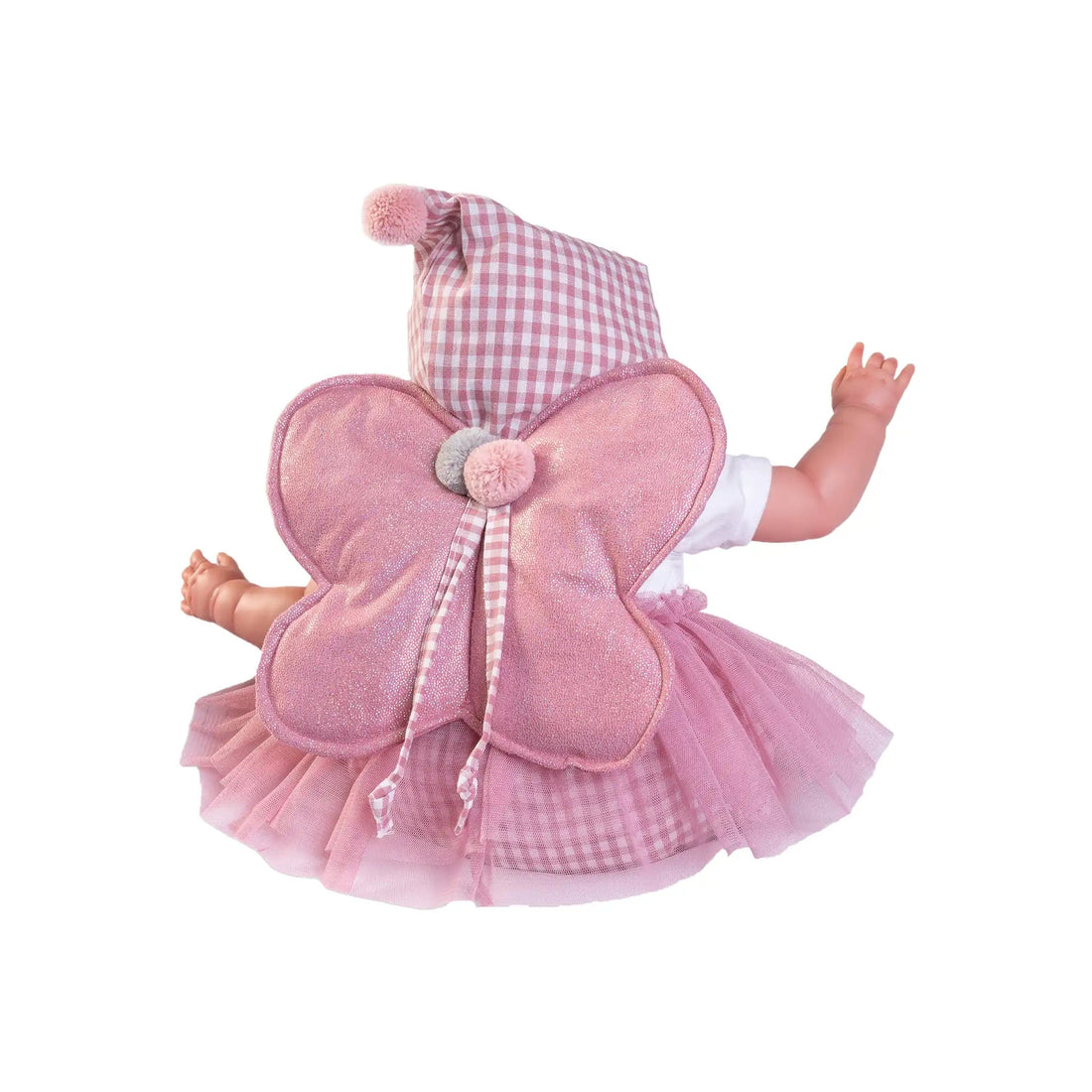 Mi Primer Reborn Berta con alitas de mariposa (81384) - Muñecas Antonio Juan