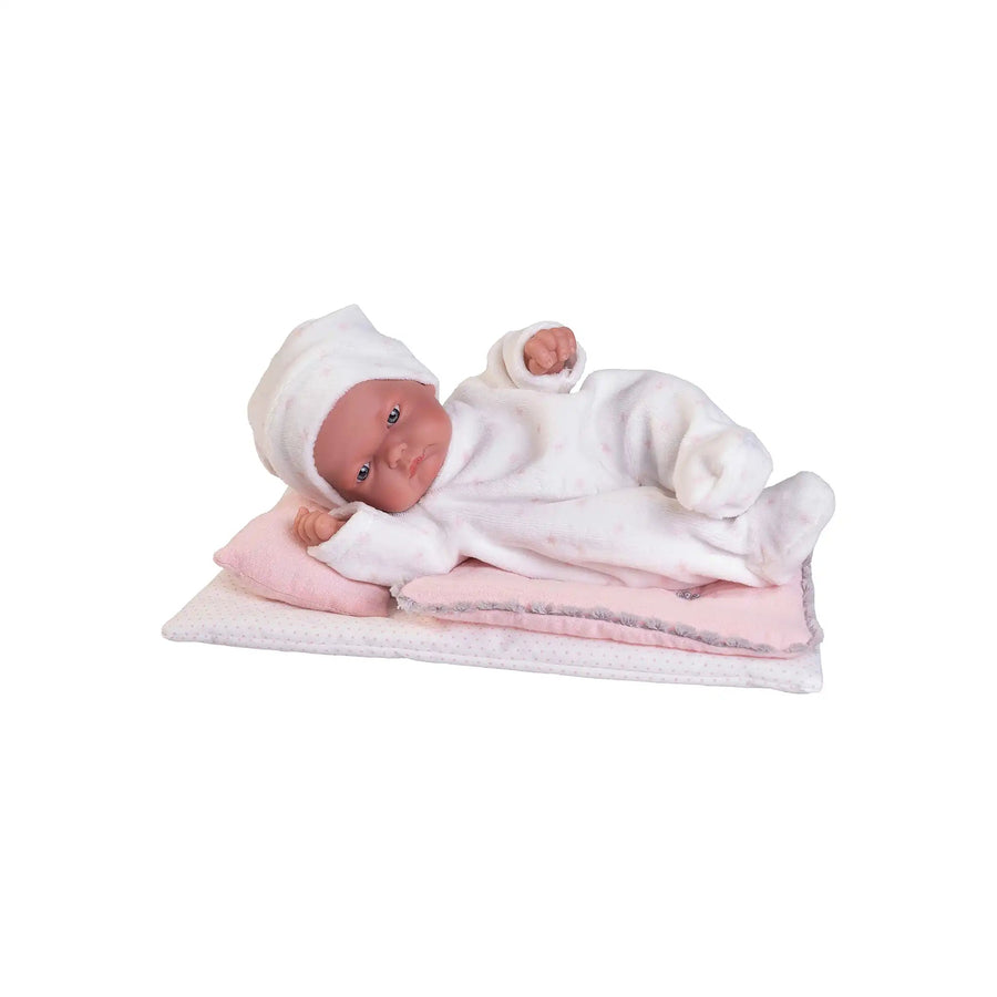 Pitu maletín con camita y vestidos (84094) - Muñecas Antonio Juan
