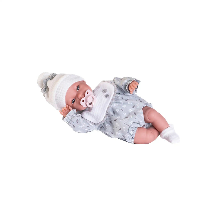 Recién Nacida Baby Toneta posturitas con hojitas (70359) - Muñecas Antonio Juan