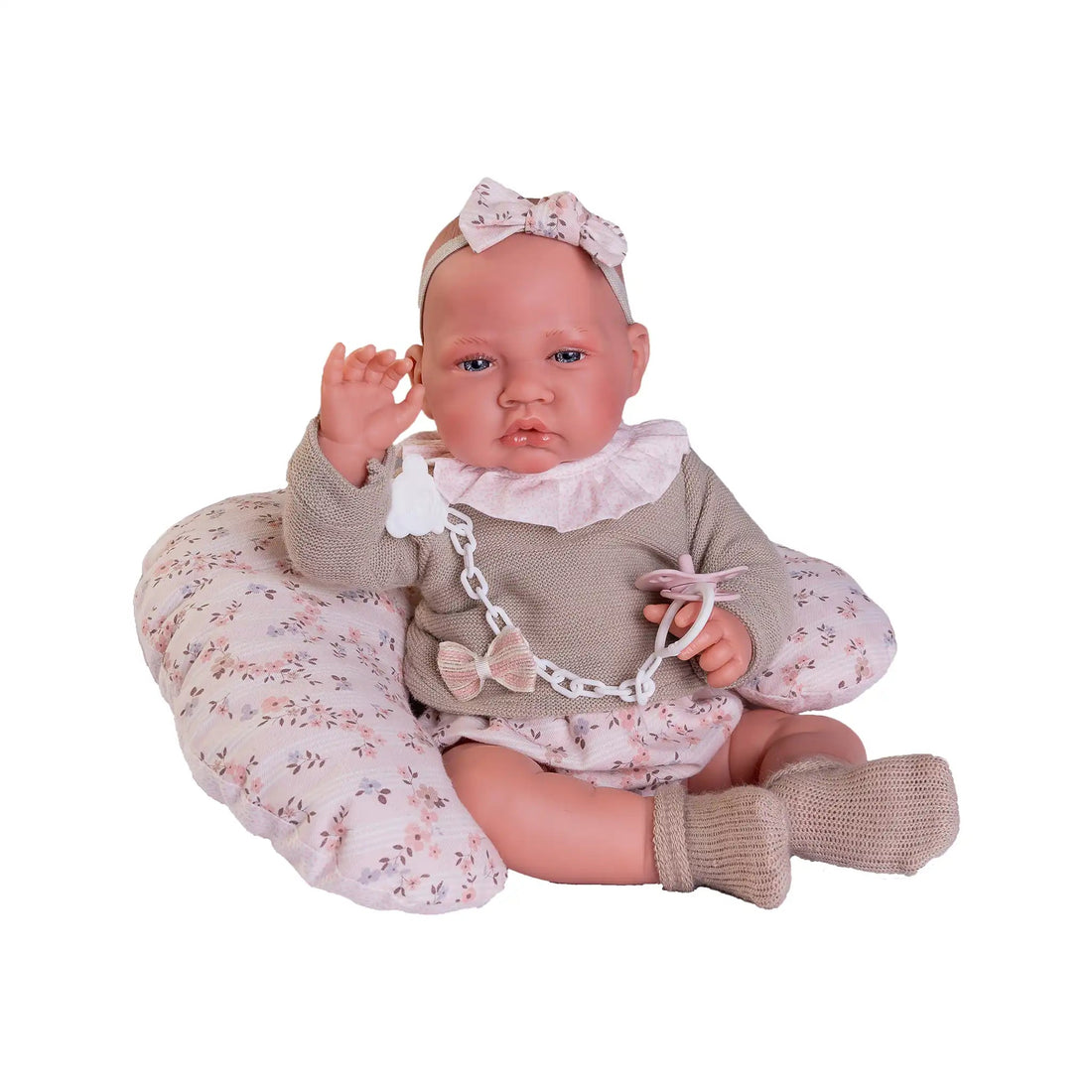Recién Nacida con cojín de lactancia (33116) - Muñecas Antonio Juan