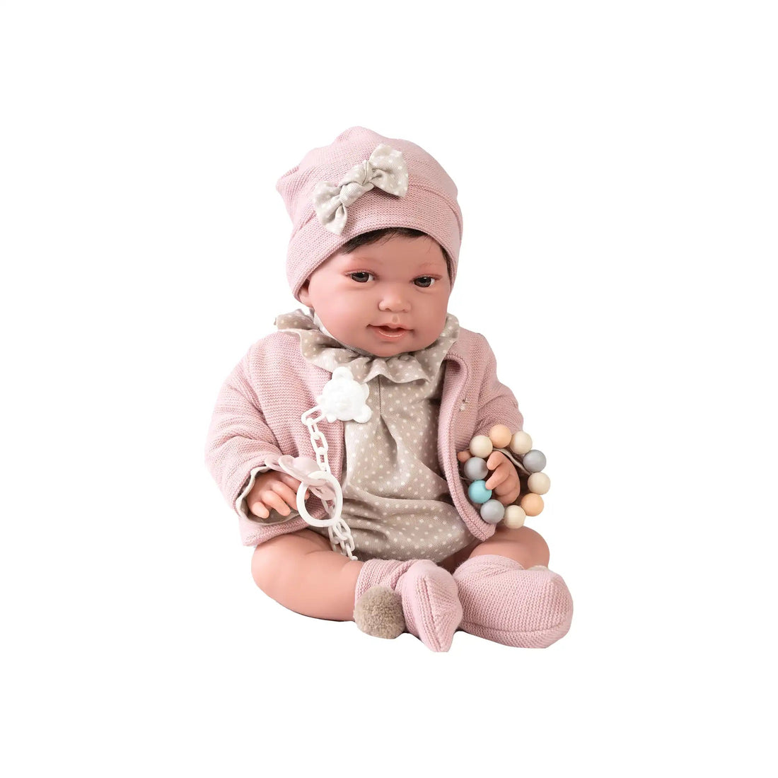 Recién Nacida con peso Pipa paseo con mordedor (33354) - Muñecas Antonio Juan