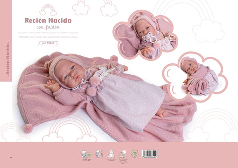 Elegancia Clásica para los Más Pequeños: La Recién Nacida con Faldón - Página 44 - AntonioJuanDolls.com, reborns que emocionan