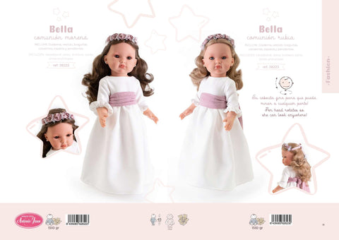 Elegancia y Pureza: Bella en su Comunión en la Página 31 del Catálogo Antonio Juan - AntonioJuanDolls.com, reborns que emocionan