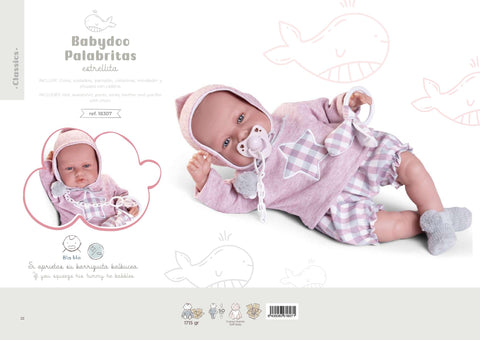 La Dulzura de Babydoo Palabritas Estrellita - AntonioJuanDolls.com, reborns que emocionan