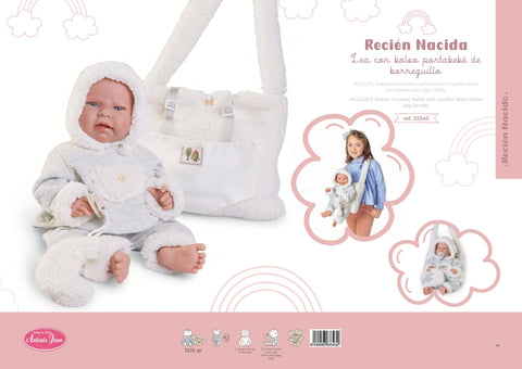 La Pequeña Lea y su Mundo de Ternura en la Página 45 del Catálogo Antonio Juan 2024 - AntonioJuanDolls.com, reborns que emocionan