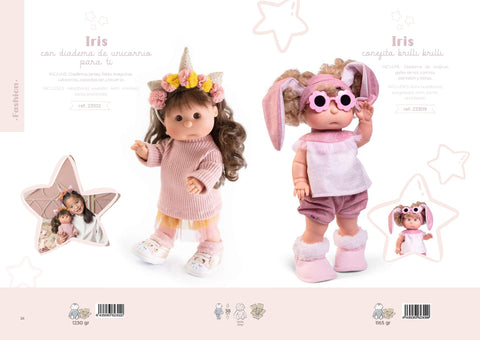 Magia y Encanto con las Nuevas Muñecas Iris de Antonio Juan: ¡Descubre la Diadema de Unicornio y el Brillo de Conejita! - AntonioJuanDolls.com, reborns que emocionan