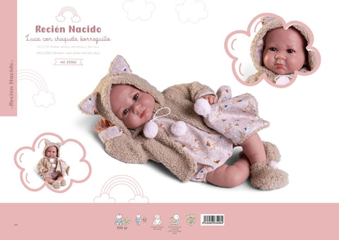 Página 50 - Luca con Chaqueta Borreguillo: Calidez y Estilo para el Invierno en el Catálogo Antonio Juan 2024 - AntonioJuanDolls.com, reborns que emocionan