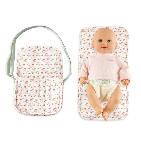 Bolso cambiador Amanda La Nina con corazones (foto 3)