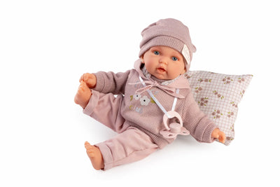 Petit con sudadera de pana y lana 27 cm