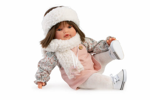 Beni Lloro Pichi 42cm Mecanismo Llanto Deportivas Bufanda Moda (16385)