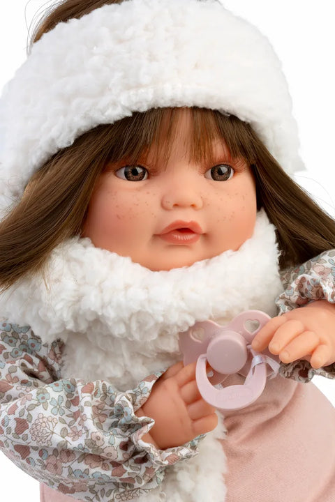 Beni Lloro Pichi 42cm Mecanismo Llanto Deportivas Bufanda Moda (16385)