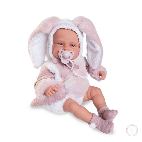 Babydoo Posturitas Conejita 50cm - Cuerpo Flexible Articulado (18312)