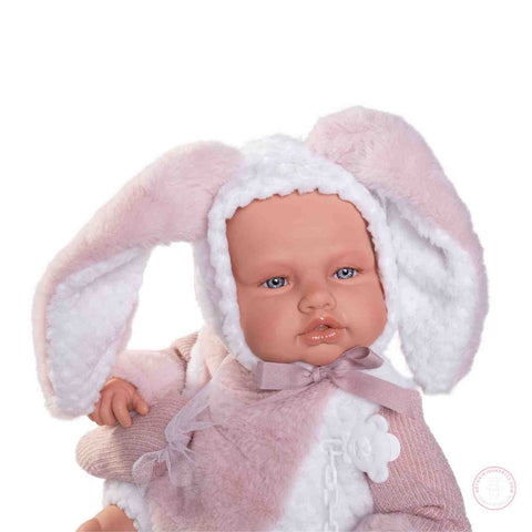 Babydoo Posturitas Conejita 50cm - Cuerpo Flexible Articulado (18312)
