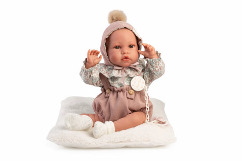 Recién Nacida Erika Ranita 42cm Cuerpo Blandito Tacto Especial (33019)