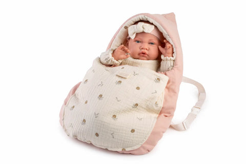 Recién Nacida Lúa de Paseo 42cm - Cuerpo Blandito Extremidades Rotatorias (33021)