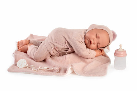 Recién Nacida Luna Toquilla Sueños 42cm Cuerpo Blandito Tacto Especial (33022)