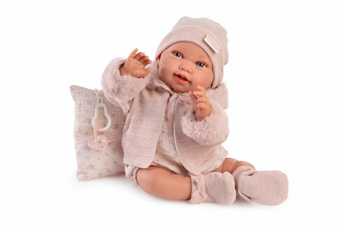 Muñecas Antonio Juan Recién Nacida Pipa invierno relleno especial 33392