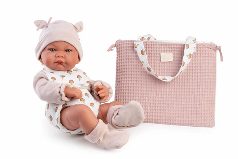 Recién Nacida Nica Bolso Cambiador 42cm - Vinilo Sexuado (50431)