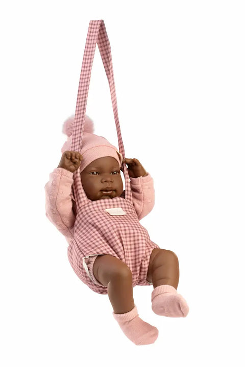 Recién Nacida Indira Portabebé 42cm - Vinilo Sexuado (50433)