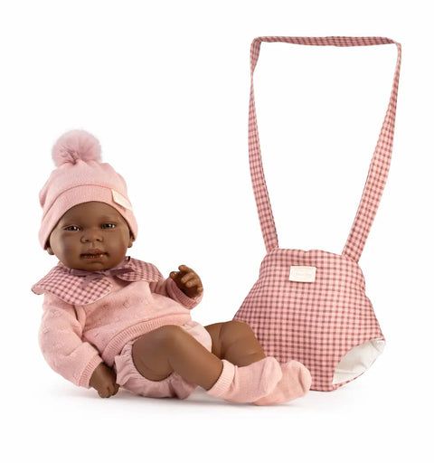 Recién Nacida Indira Portabebé 42cm - Vinilo Sexuado (50433)