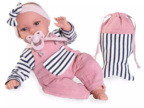 Toneta Balbuceo Bolso Pez - Cuerpo Blandito 34cm Tacto Especial (70332)