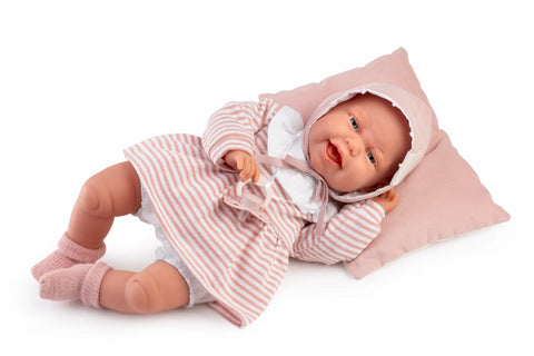 Muñecas Antonio Juan Clara balbuceo con vestido (70354)