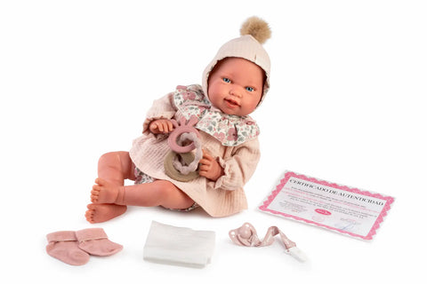 Sweet Reborn Pipa de Paseo 42cm - Cuerpo Blandito Tacto Especial (80331)