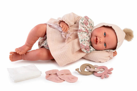 Sweet Reborn Pipa de Paseo 42cm - Cuerpo Blandito Tacto Especial (80331)