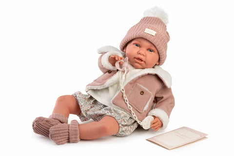 Mi Primer Reborn Daniela Chaqueta Borreguito 52cm - Cuerpo Blandito Tacto Especial (81399)