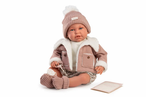 Mi Primer Reborn Daniela Chaqueta Borreguito 52cm - Cuerpo Blandito Tacto Especial (81399)