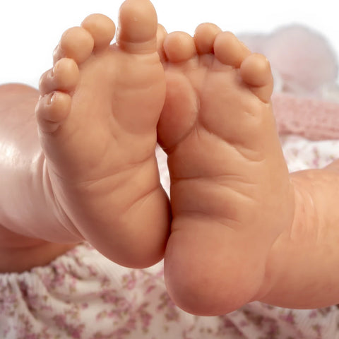 Reborn Baby Love con culotte floral y mantita (vista 8)