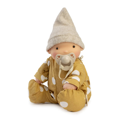 Ariel mostaza, Organic Doll (86323) - Muñecas Antonio Juan (vista 6)