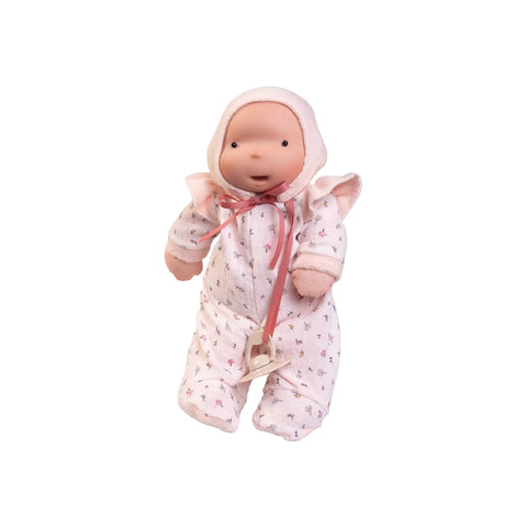 Ariel Canastilla Organic Doll 34cm - Regalo Bebé Sostenible Completo (86327)