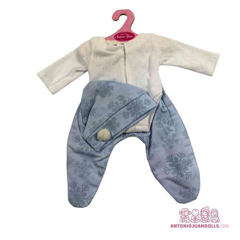 Conjunto Chaqueta Calados Pantalón Copos Nieve 33cm - Ropa Muñeca Antonio Juan (91033-25005)