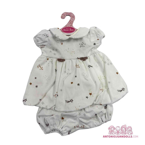 Conjunto Vestido Estrellas Fugaces Ranita 42cm - Ropa Muñeca Antonio Juan (91042-25006)