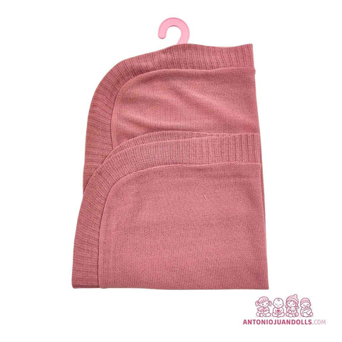 Toquilla Punto Rosa Muñecas - Tejido Tricot Elegante (91060-4)
