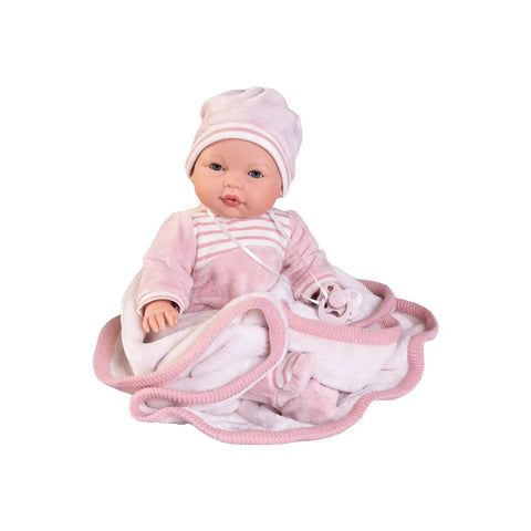 Bimba lagrimitas con mantita de invierno (14155) - Muñecas Antonio Juan