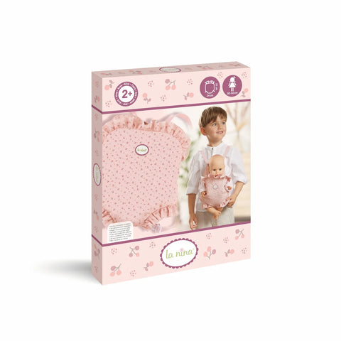 Caja Mochila Portabebé Olivia La Nina con ventana transparente
