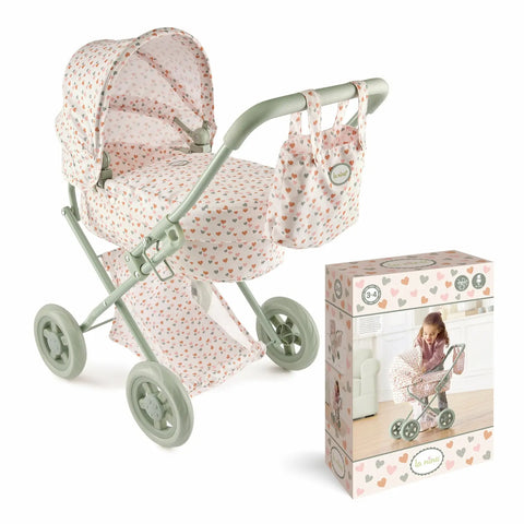 Carrito cuco Amanda con bolso y canastilla 81cm
