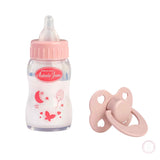Set de biberón y chupete pequeño para muñecas (92329)