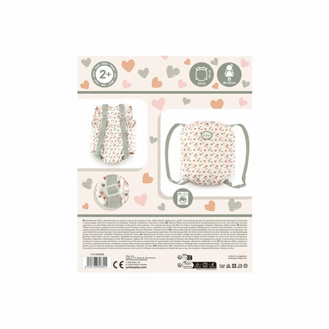 Contenido caja Mochila Amanda para muñecos 30-46cm