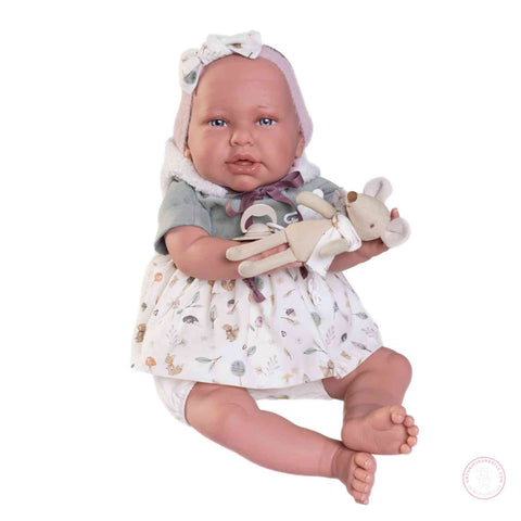 Daniela Reborn con diadema y accesorios completos

