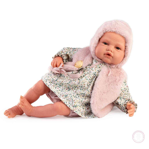 Detalle de Reborn Baby Love con certificado

