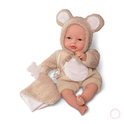 Bimba Lloro con disfraz de osito 37 cm