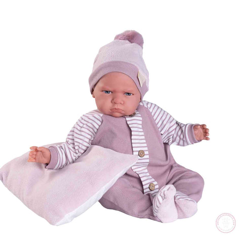 Muñeca reborn Berta Antonio Juan con pijama

