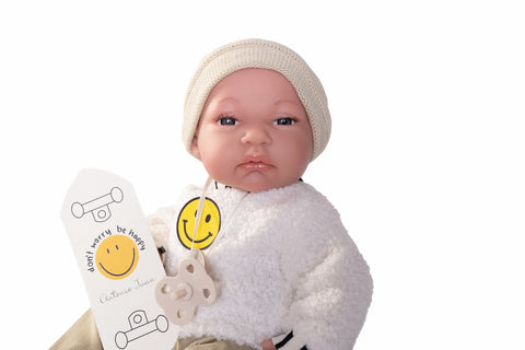 Muñeco Tonet 33 cm con gorrito y skate

