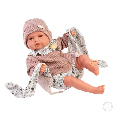 Reborn de cuerpo blando con jersey y culotte

